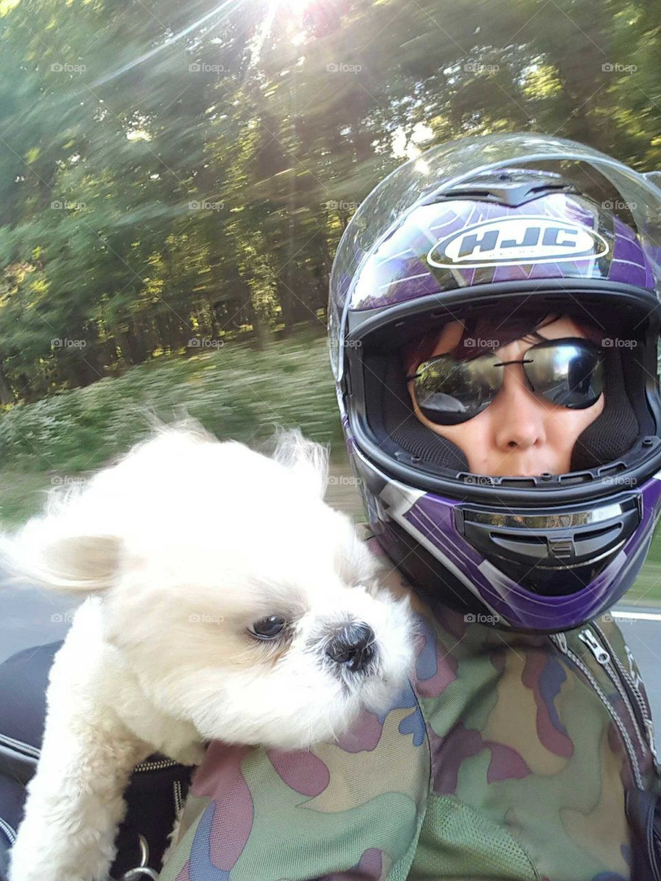 riding with my best friend
