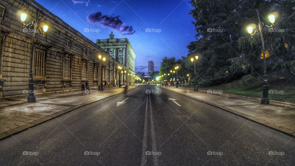 Madrid, night