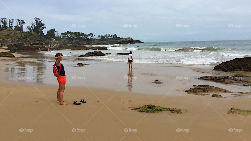 Relaxing in the beach 