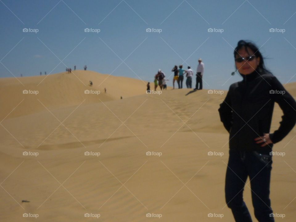 desert dunes of Coro in Venezuela