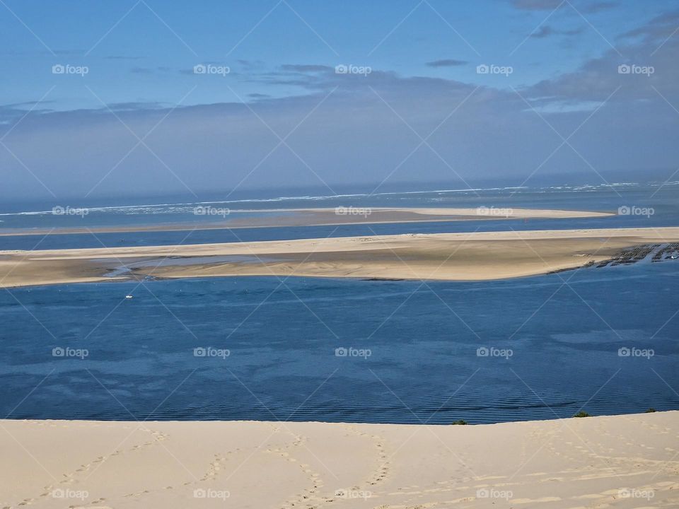 Dünen bei pilat plage in Spanien