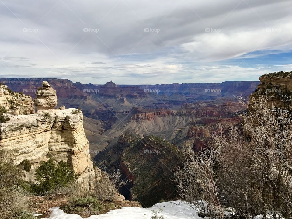 Snow at Grand Canyon