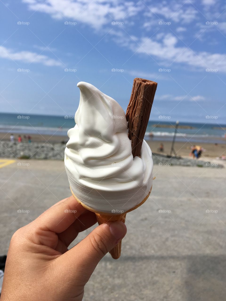 Ice cream beach 