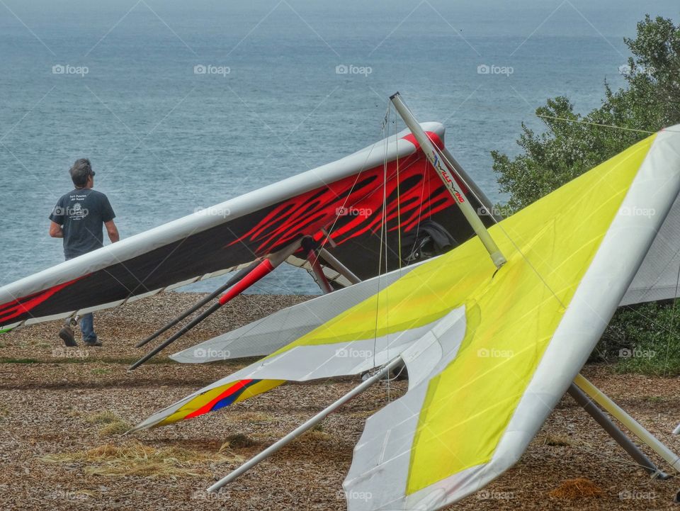 Colorful Hang Gliders