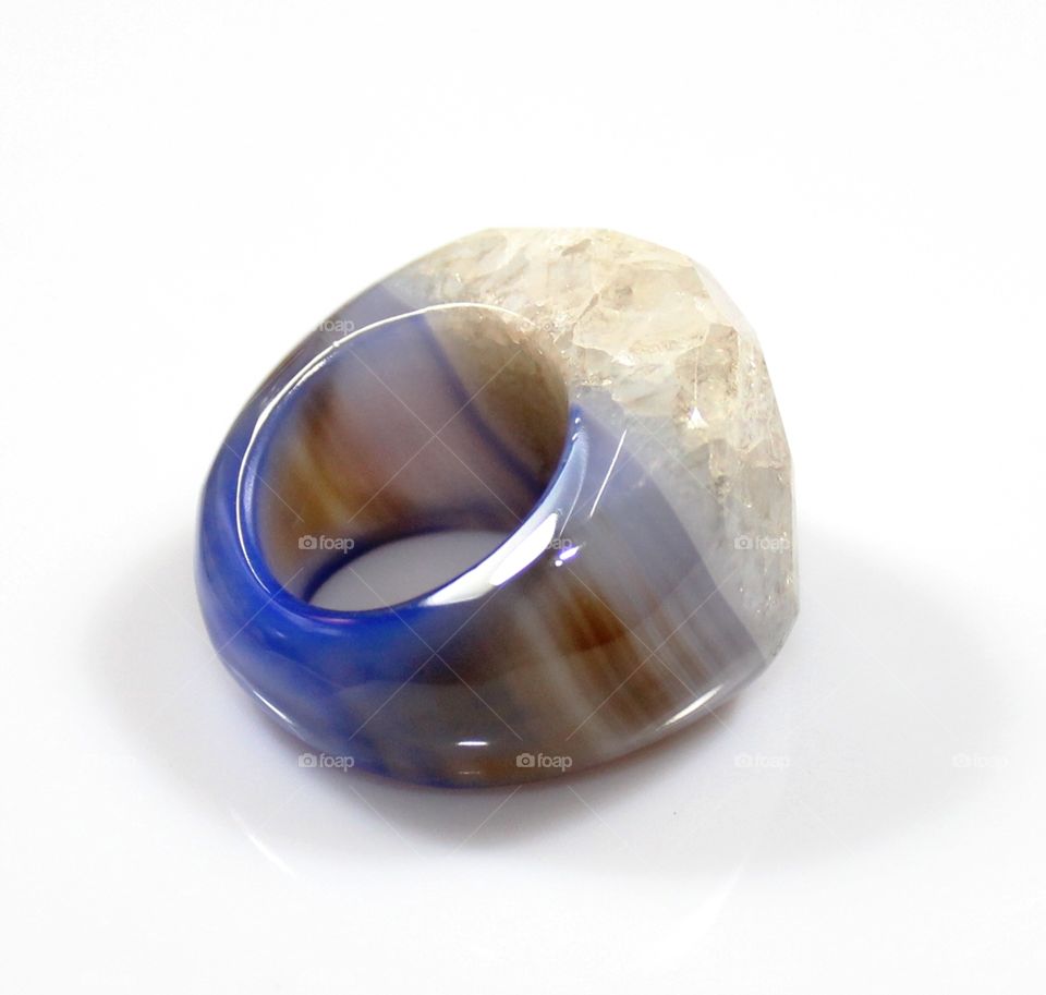 Agate Stone Ring Jewelry