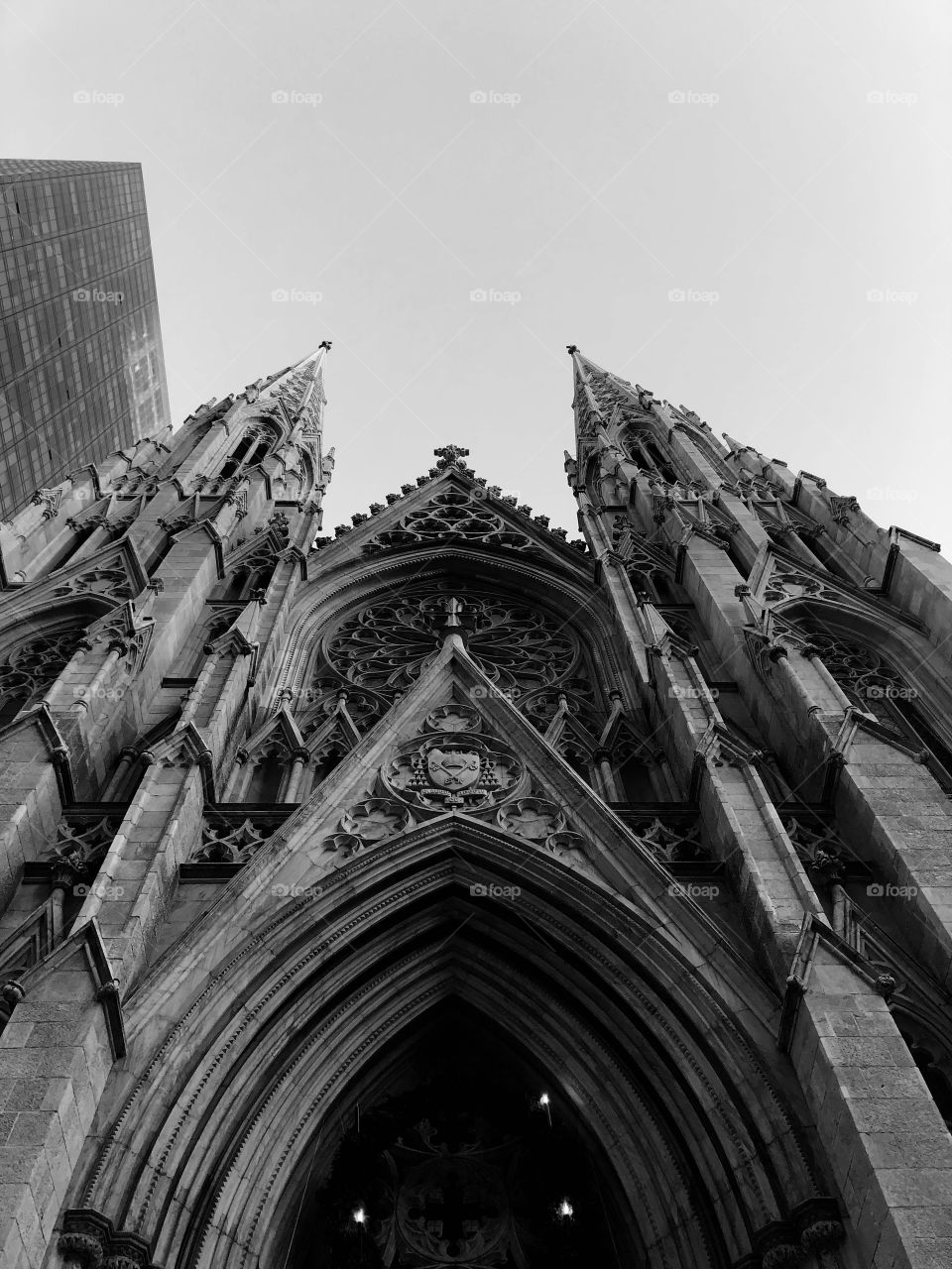 Black and white cathedral