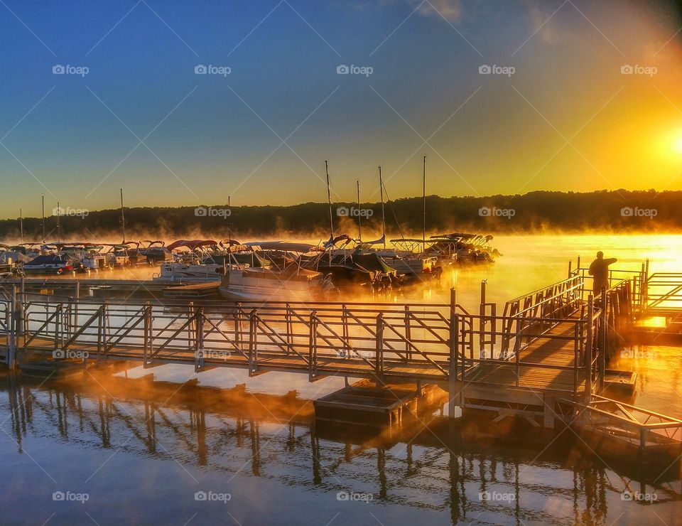 Misty Morning at the Dock