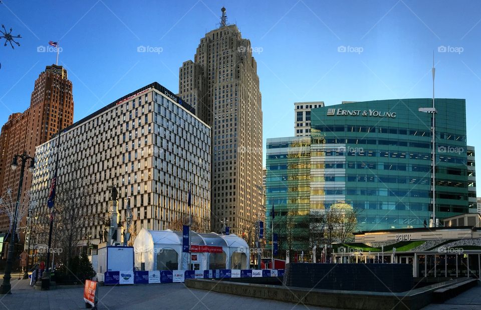 Beautiful day in Detroit