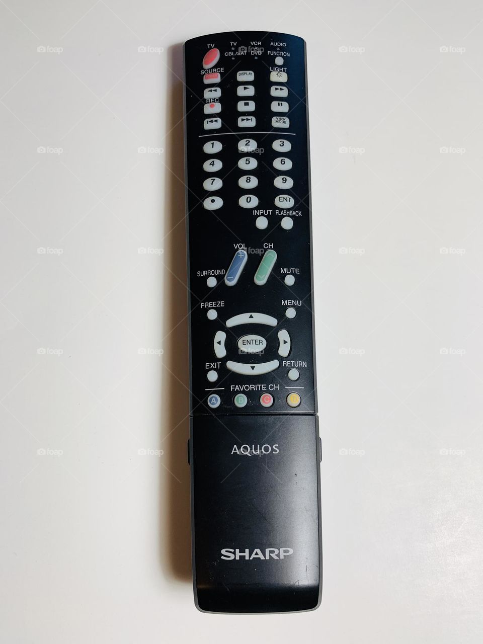 Sharp remote control.