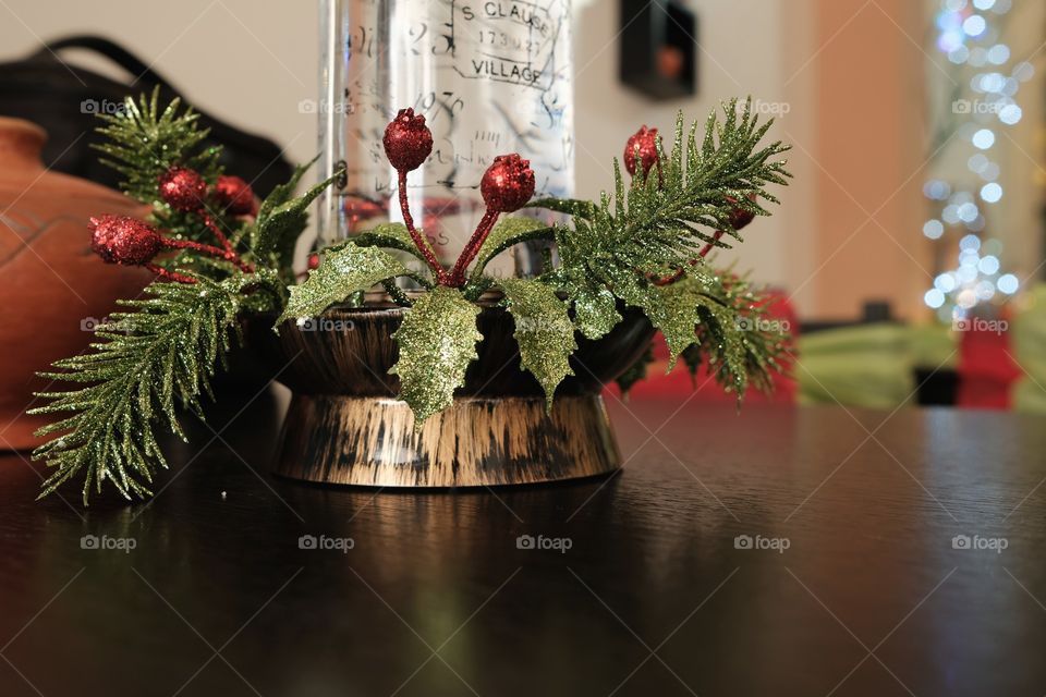 Christmas table decoration