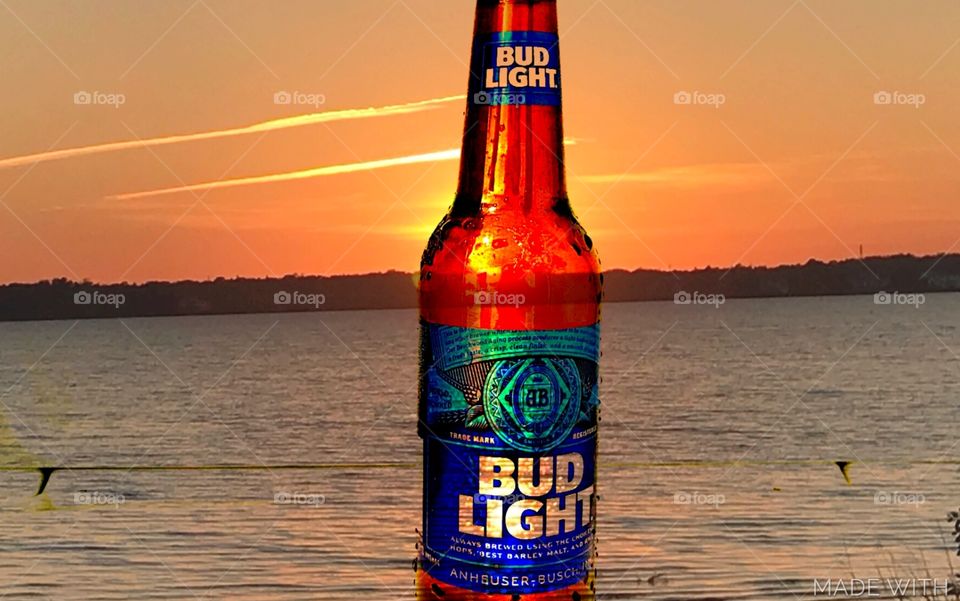 Bud Light Sunset 