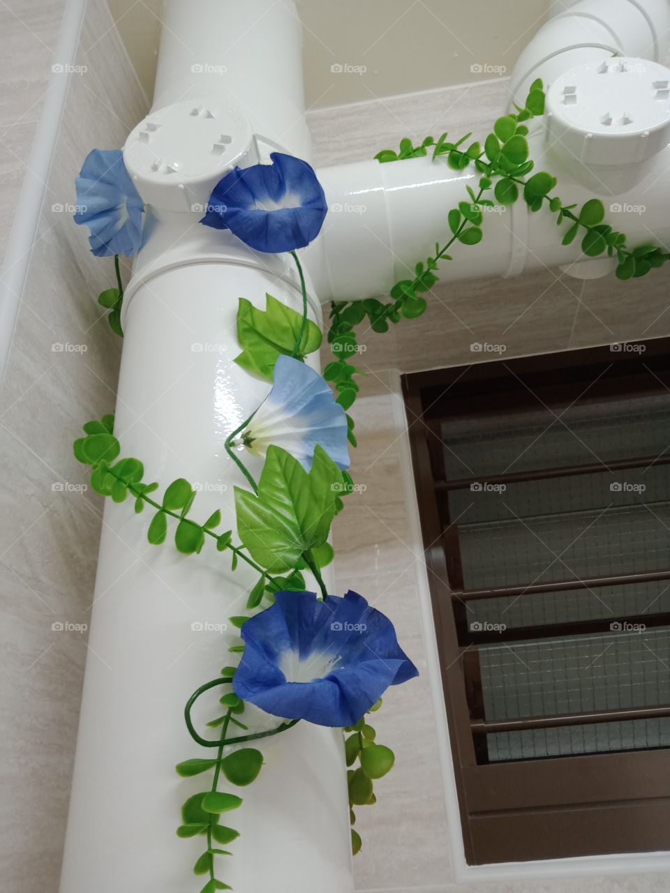 PVC Pipeline decoration for health environment