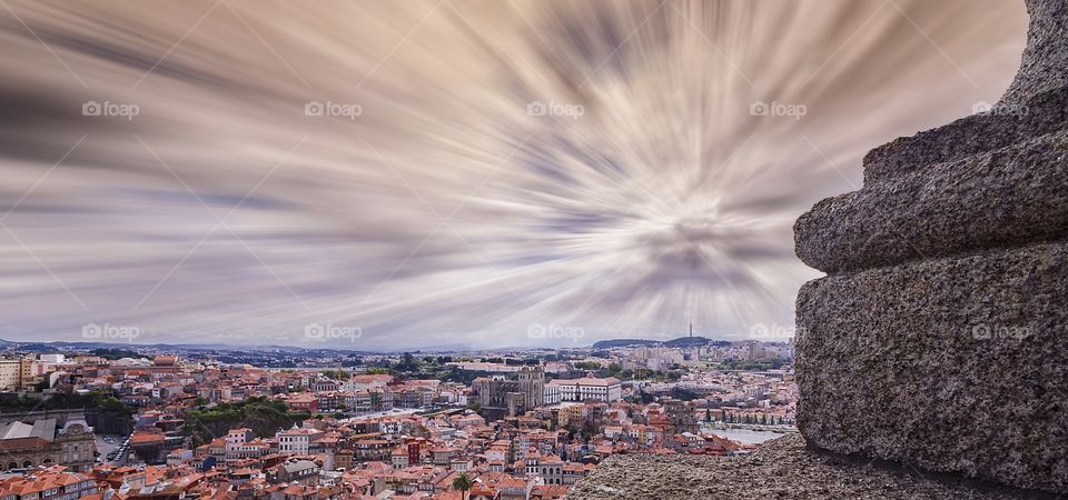 In the top of the church