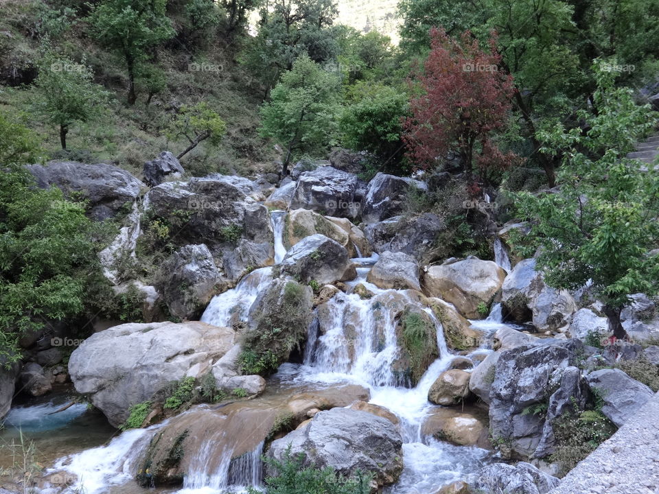 Water falls in Haridwar