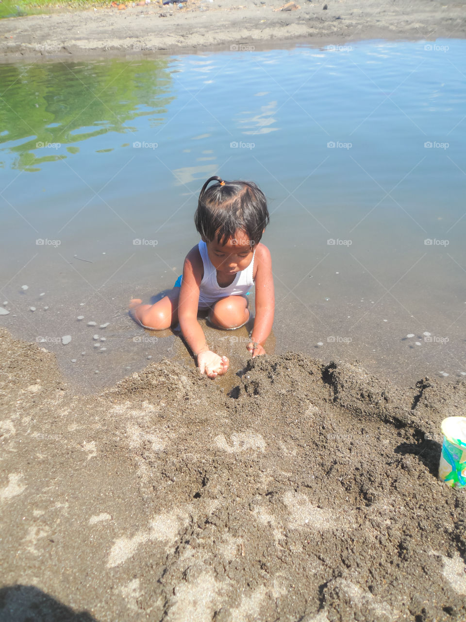 summer in the beach