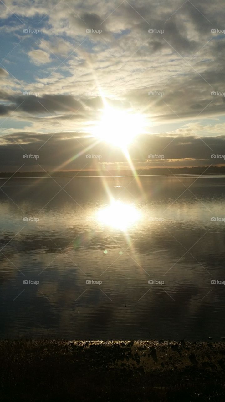 Water reflections by Noel