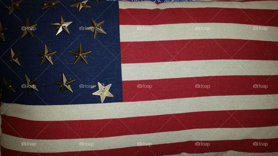 flag cushion