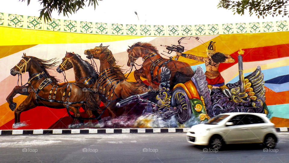 mural arts in Indonesia
