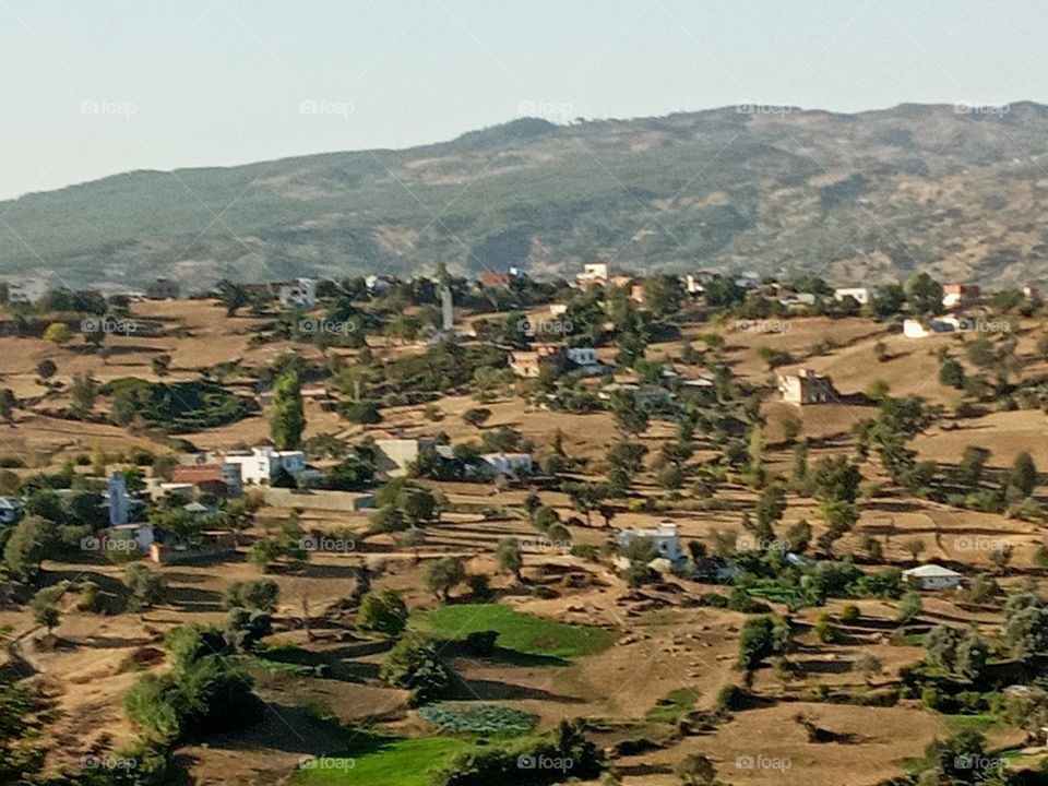 Population between the nature