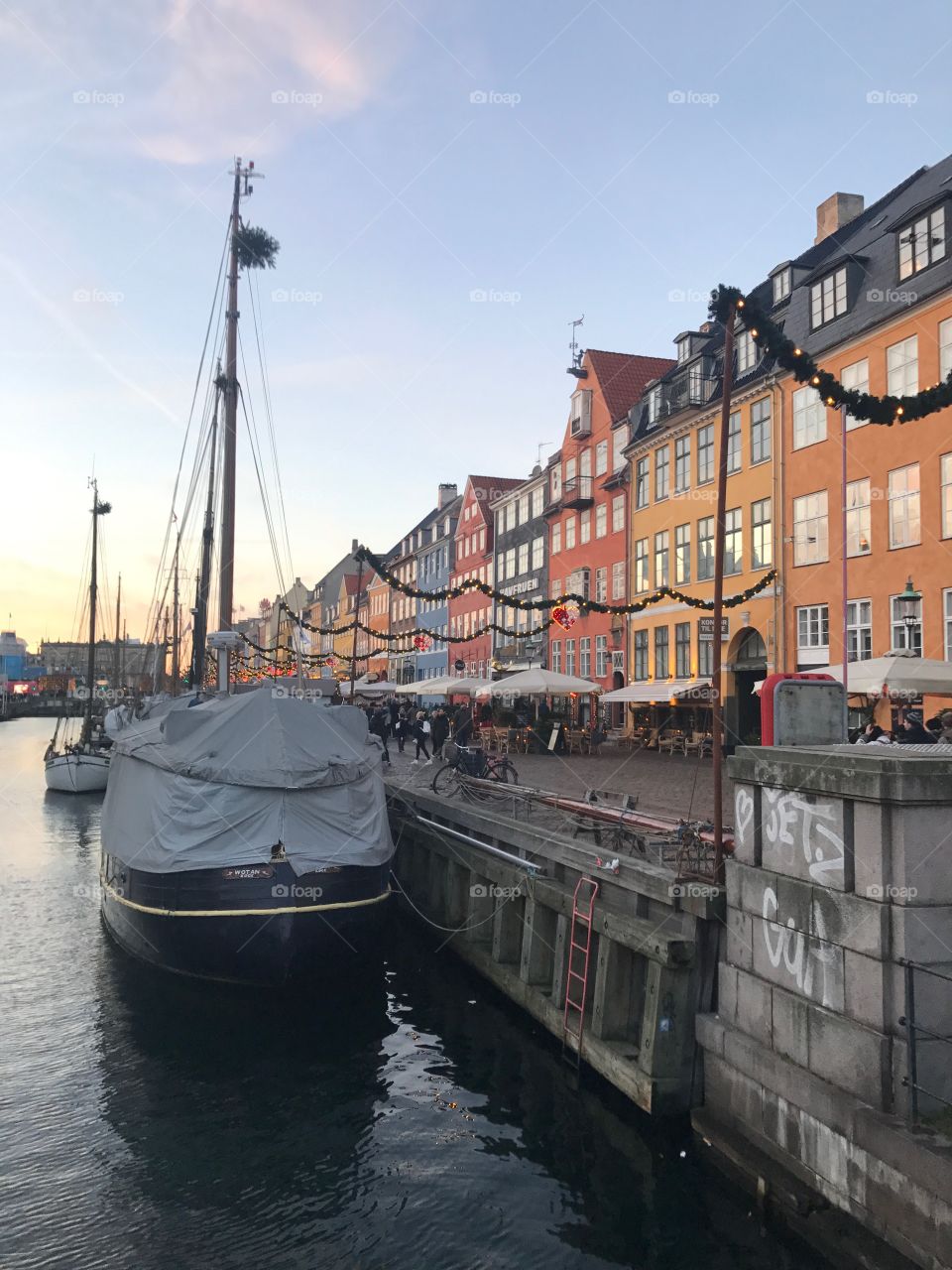 Nyhavn, Copenhagen. Denmark 