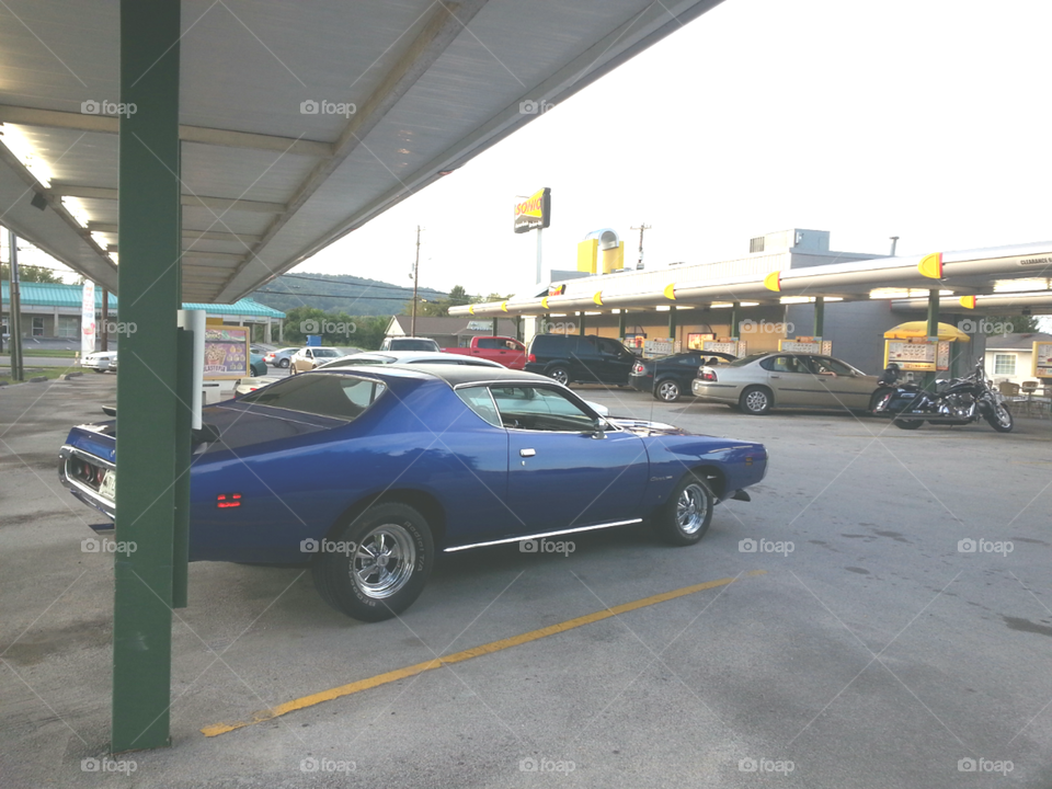 1971 Dodge Charger. stopped at Sonics in Morristown, TN