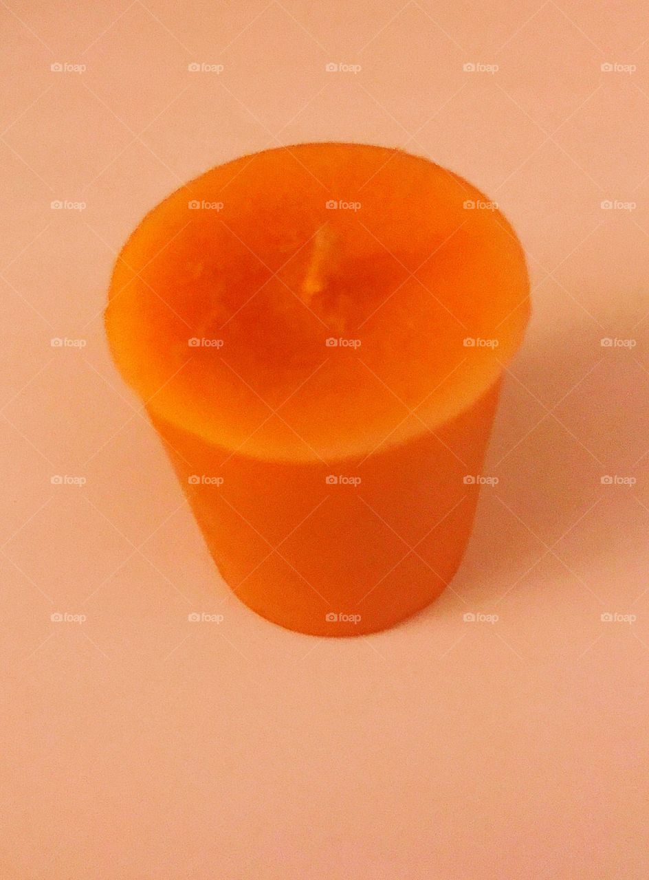 Orange candle 