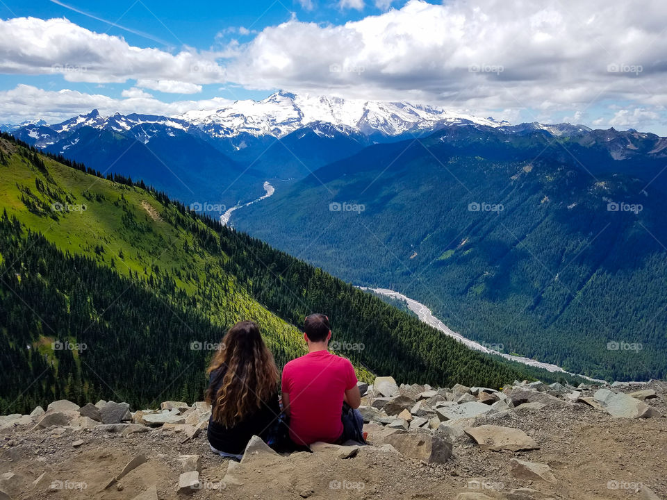 Waiting for Mount Rainier to make an appearance