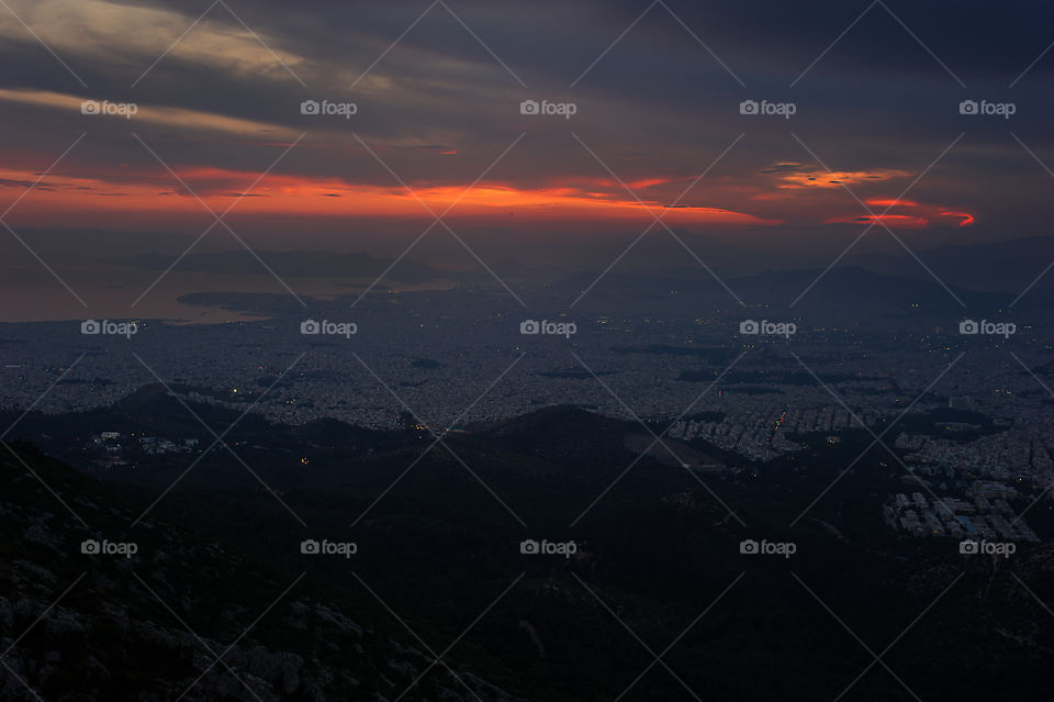 Athenian sunset