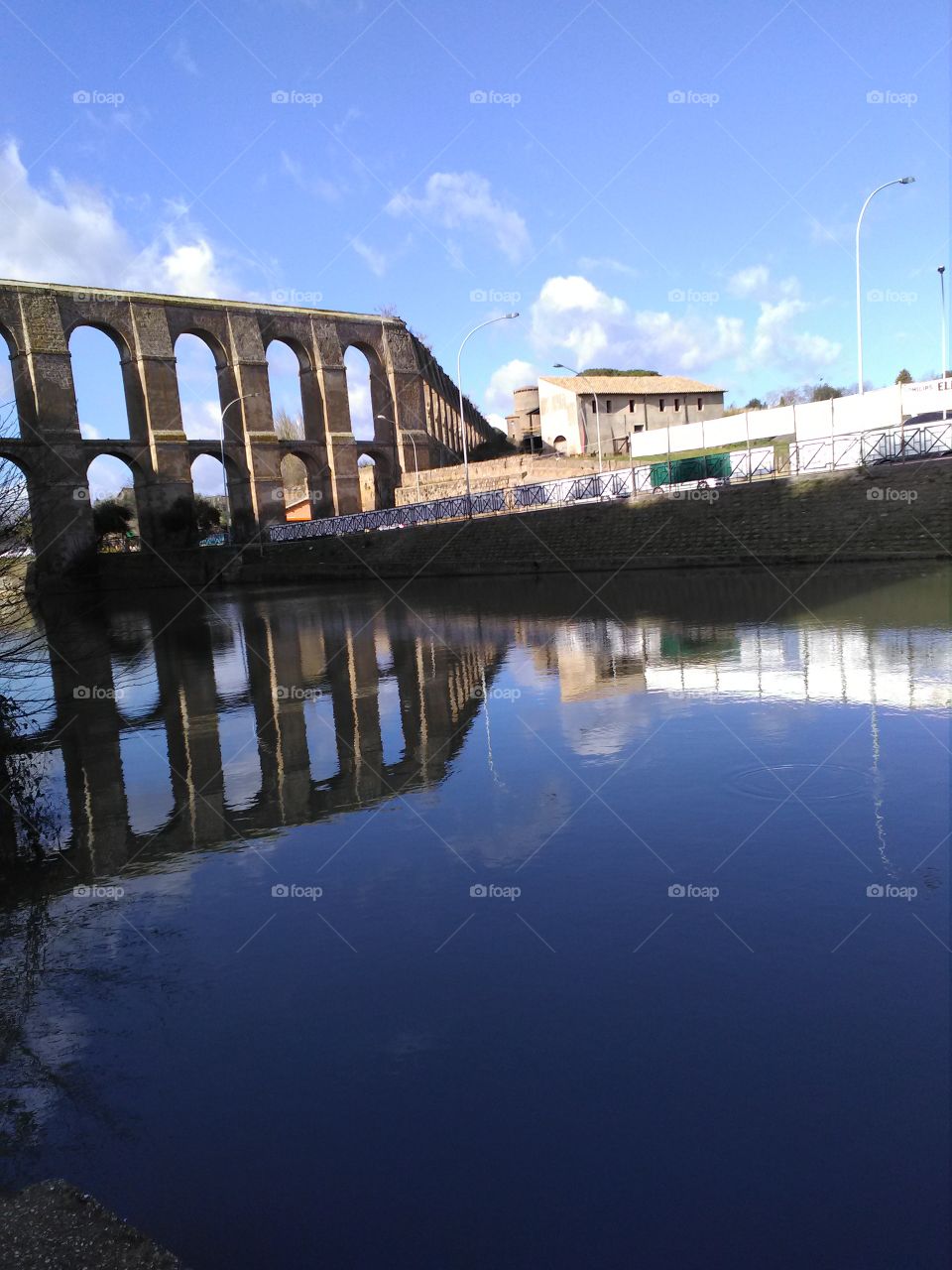 Water, Bridge, No Person, River, Reflection