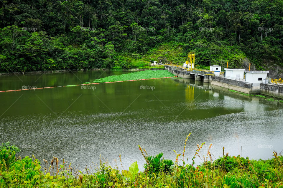 River water dam in the east of the country