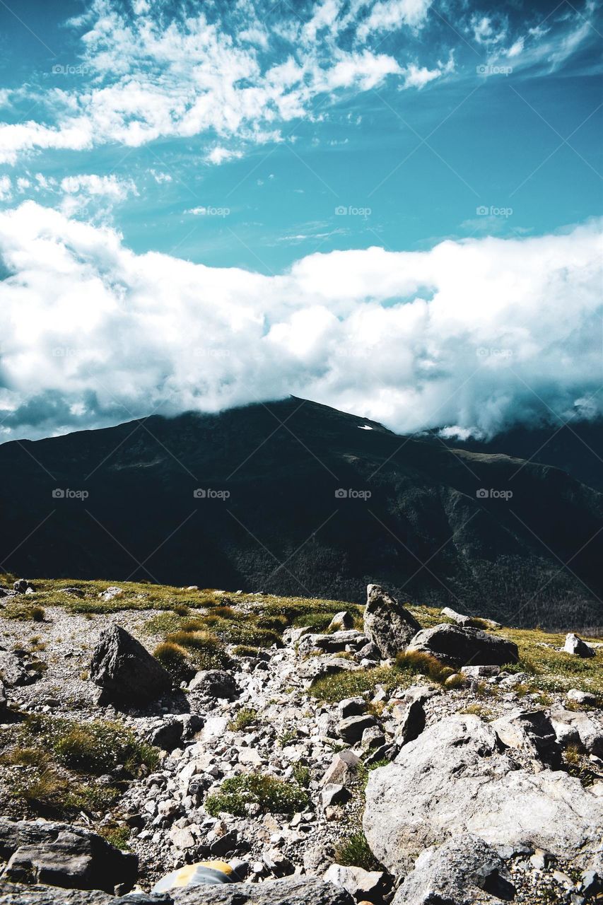 Clouds from up Mount Washington