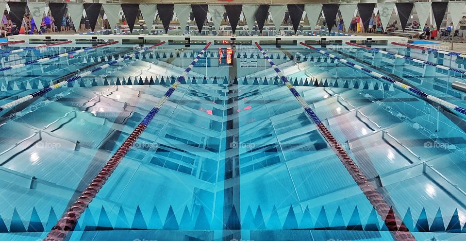 Swimming pool reflections