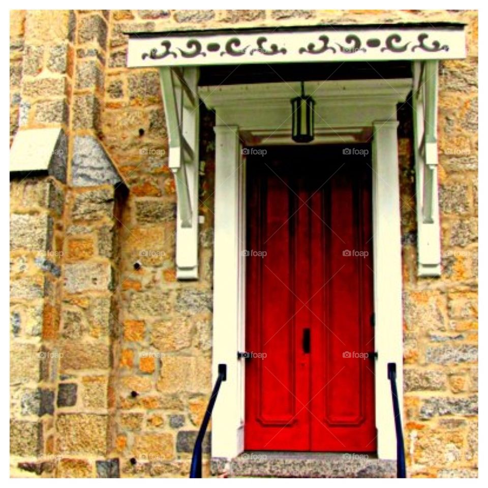Church Relic Red Door