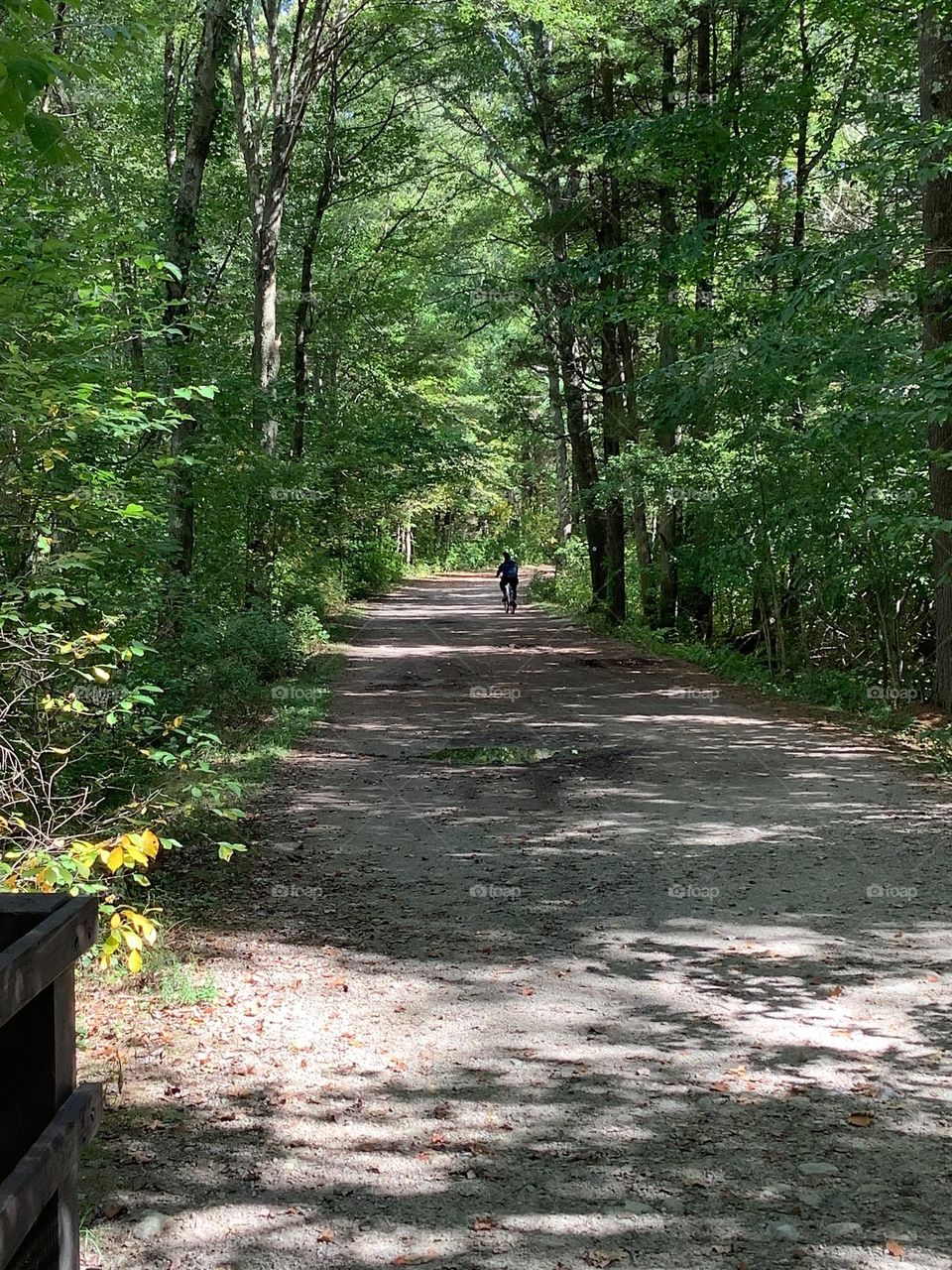 If you have followed my work, you’ll notice I love shots highlighting perspective.  I then saw the biker far ahead.  I loved our, presumably, shared love of Borderland.