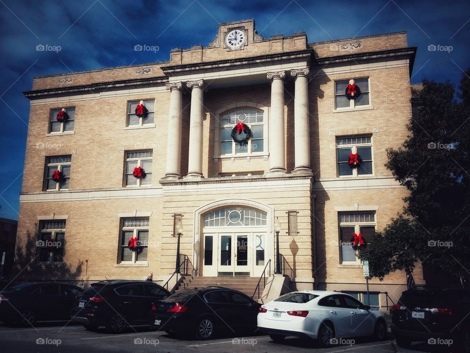 Festive Building Downtown