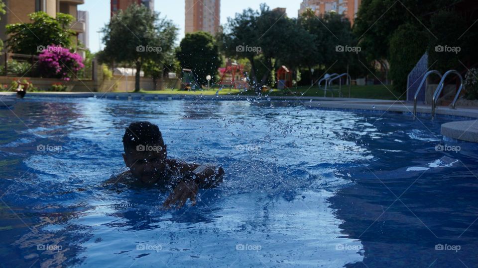 Swimmingpool#summer#human