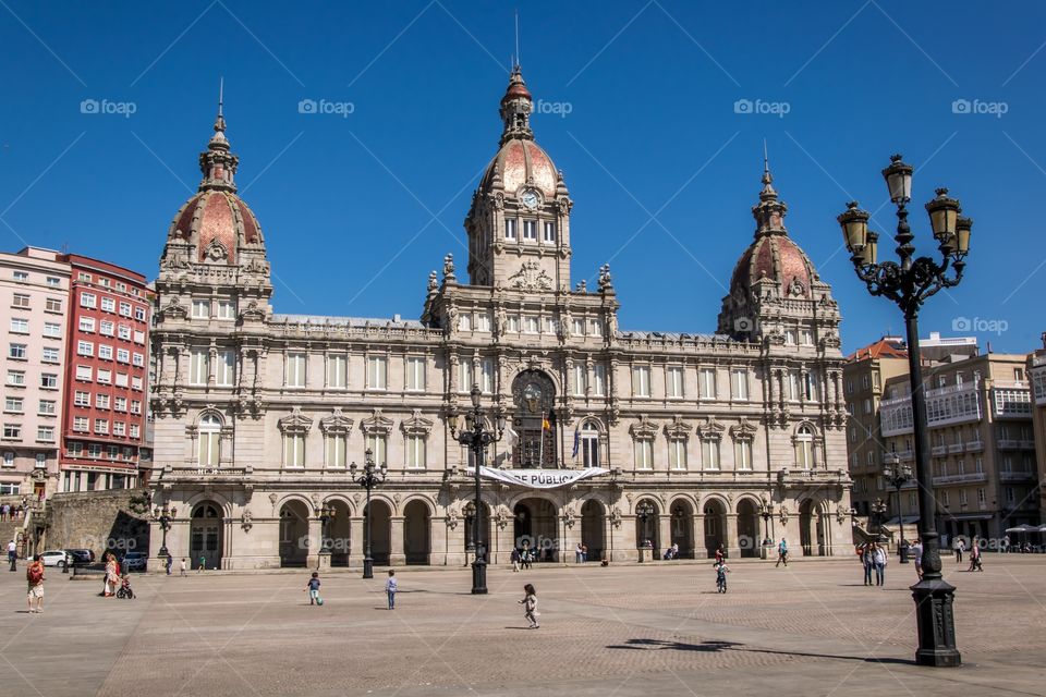 City Hall of A Coruña, Galicia, Spain