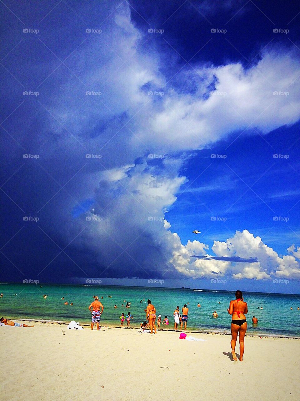 Miami beach storm