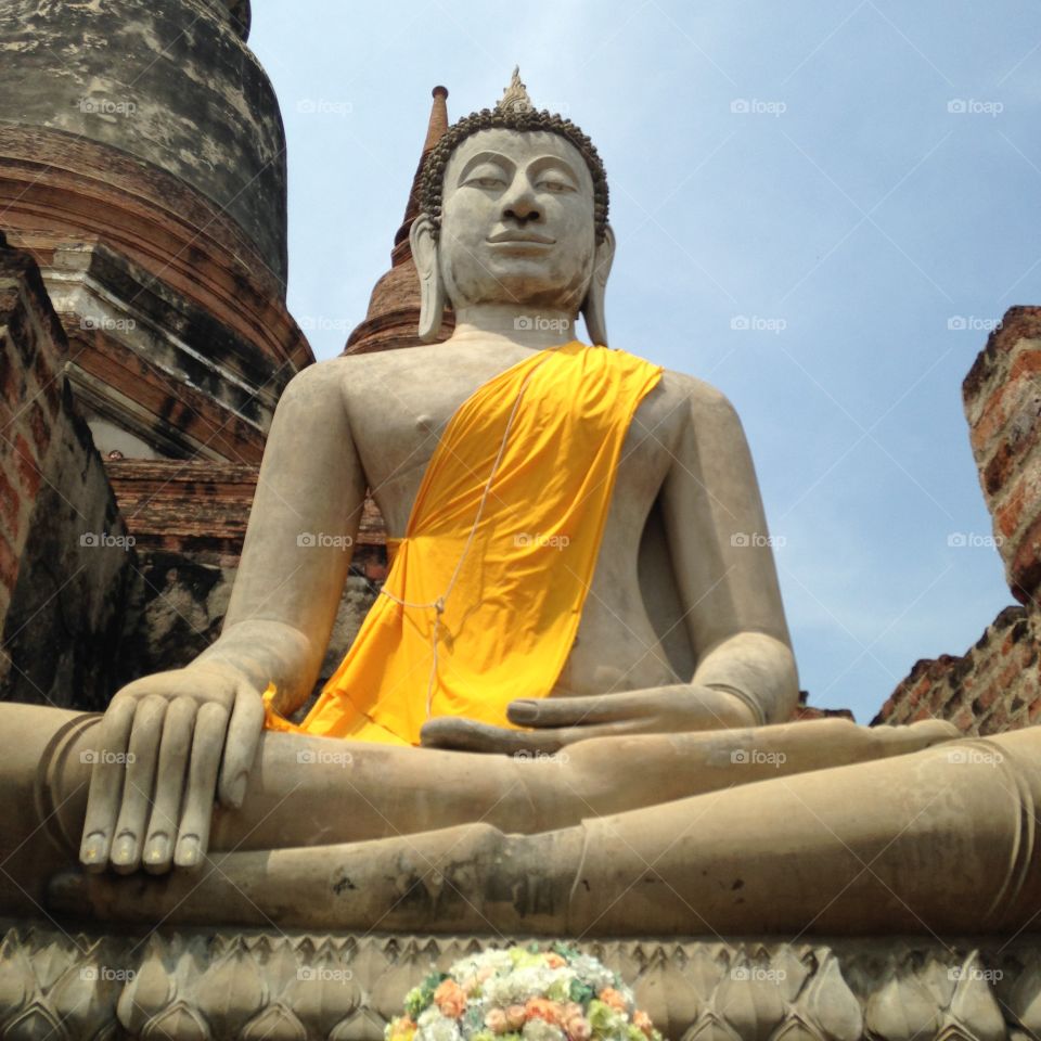 Thailand, Ayutthaya, Buddha