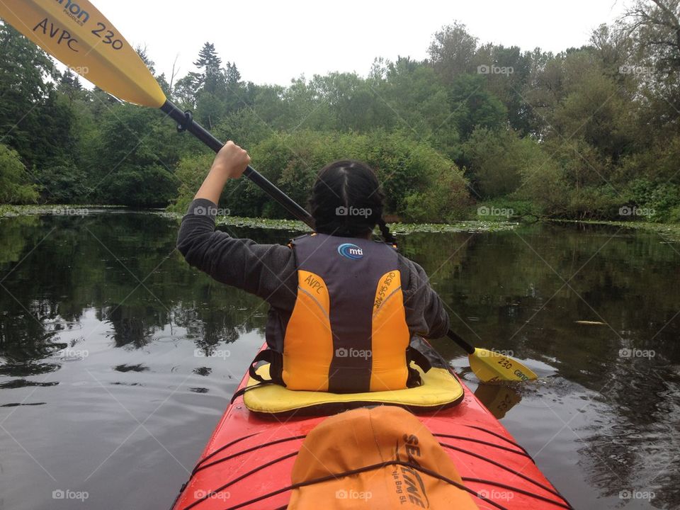 Tandem kayak 