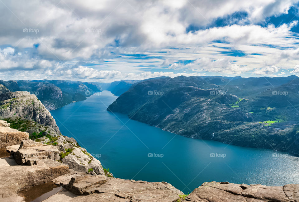 Lysefjorden. Lysefjord. Norway.