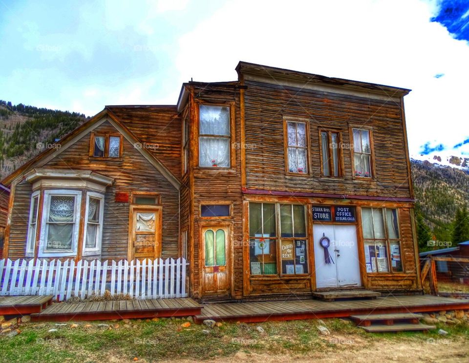 Stark Bro's Store. old store, post office home in Saint Elmo Colorado....ghost town, mining town