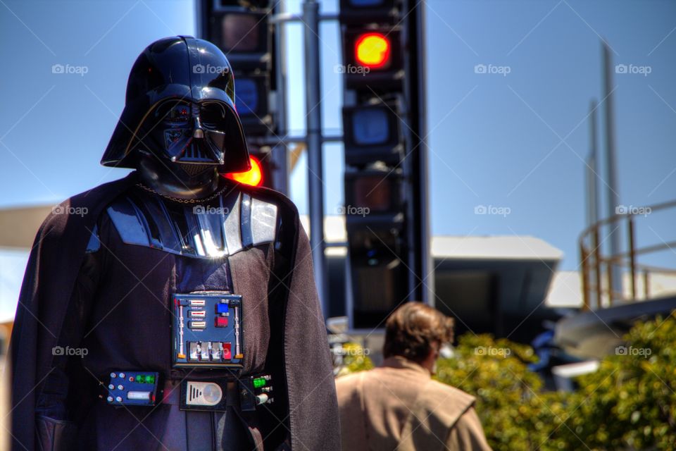 Vader!

Darth Vader during the live show at Disneyland 