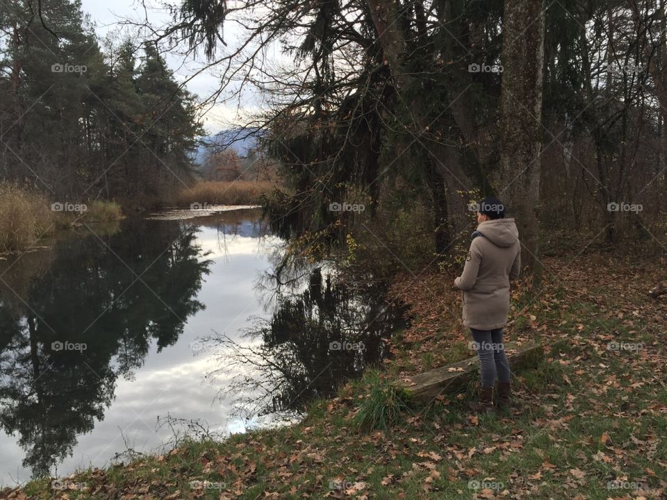 Reflection in the water 