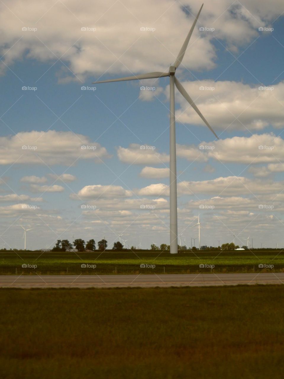 Windmills in Michigan 