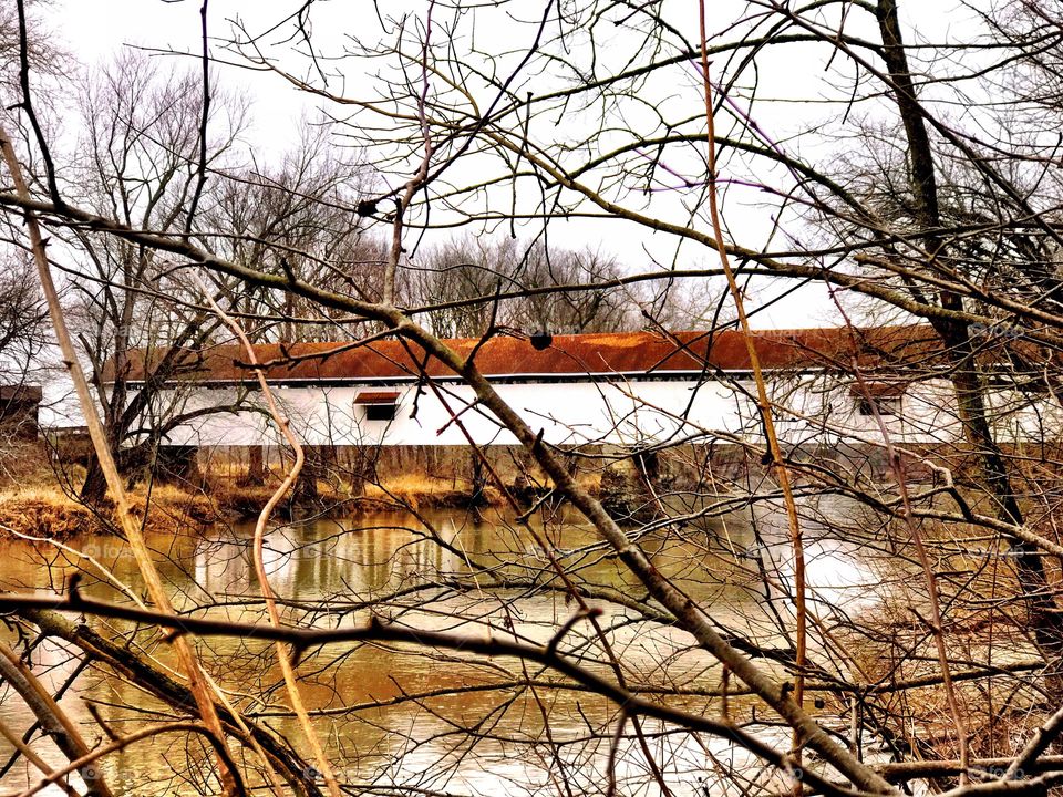 Covered bridge in Indiana 