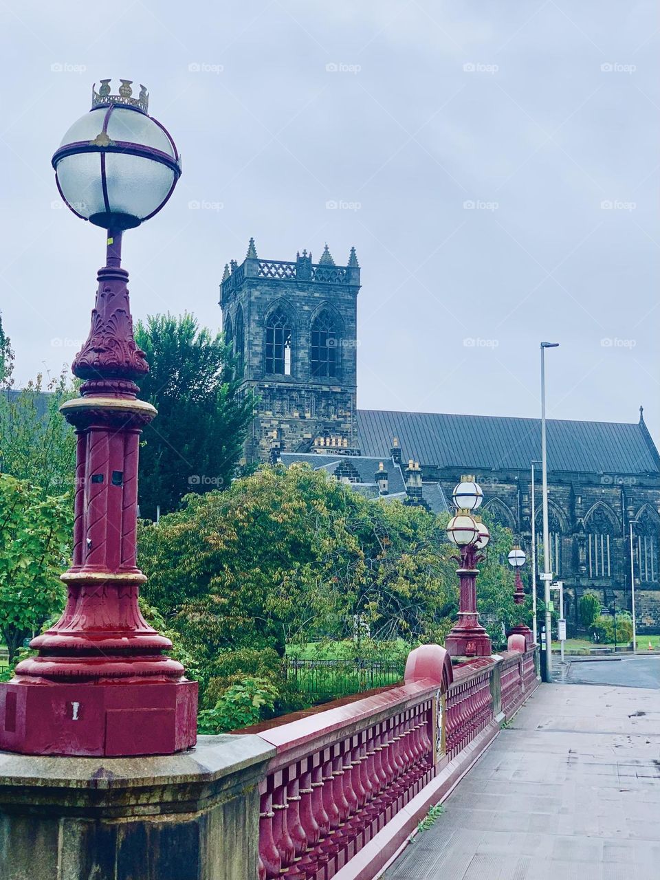 Bridge overlooking the old castle