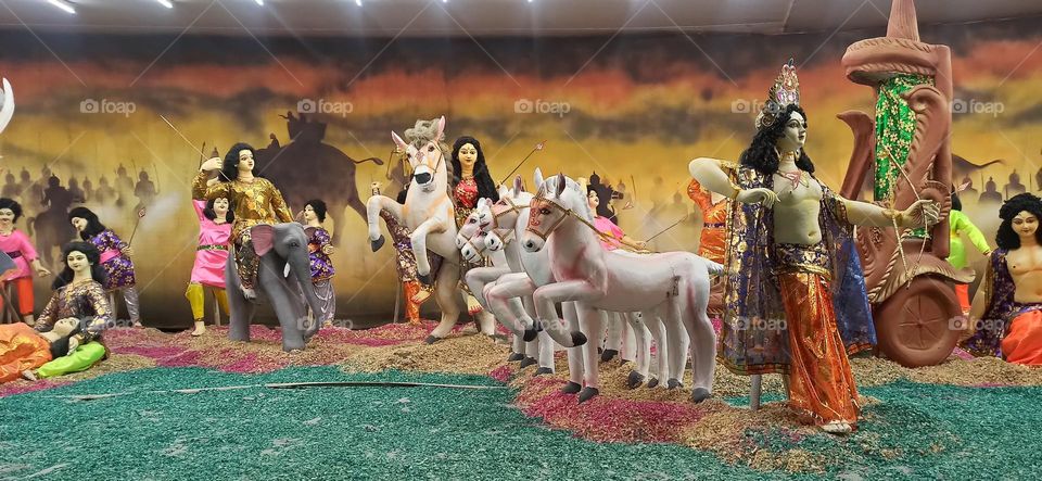 The Kurukshetra in the Mahabharata