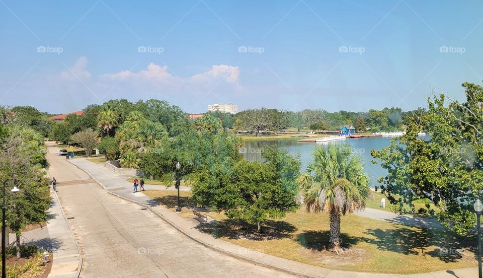 New Orleans City Park Lagoon