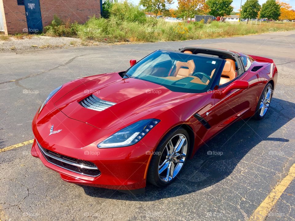 Red corvette